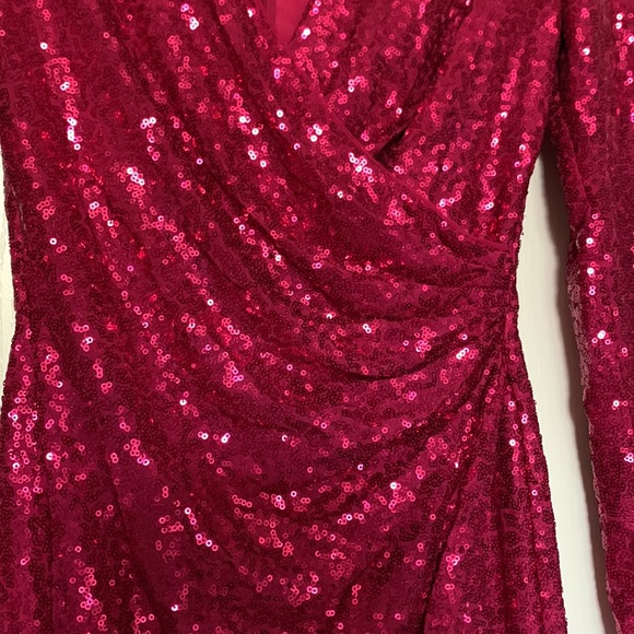 Tadashi Shoji Pink Sequim Dress - Picture 3 of 6